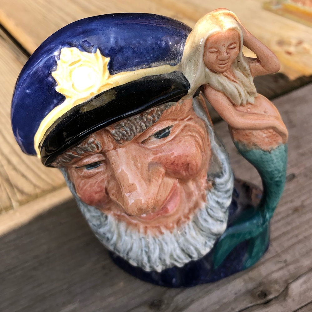COPY - Royal Doulton “Old Salt” Character Jug D554 Designed by Stanley Thornewe…